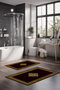 Mijölnir Juego de alfombrillas de baño CT-5073 de 2 piezas
